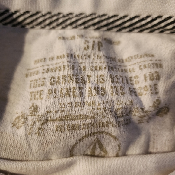 Volcom White Tee (Unisex S) - Picture 3 of 5